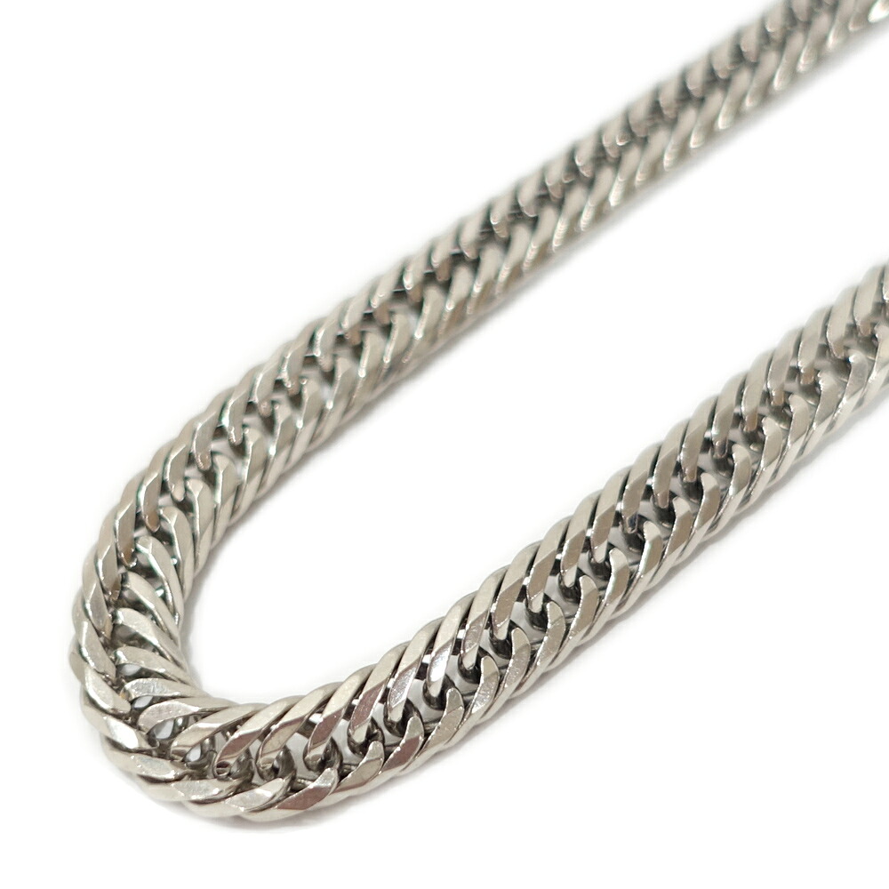 【栄】【JEWELRY】ネックレス Pt1000 6面トリプル 喜平 約101.6g 約60.0cm キヘイ プラチナ メンズ【中古】｜質ウエダ