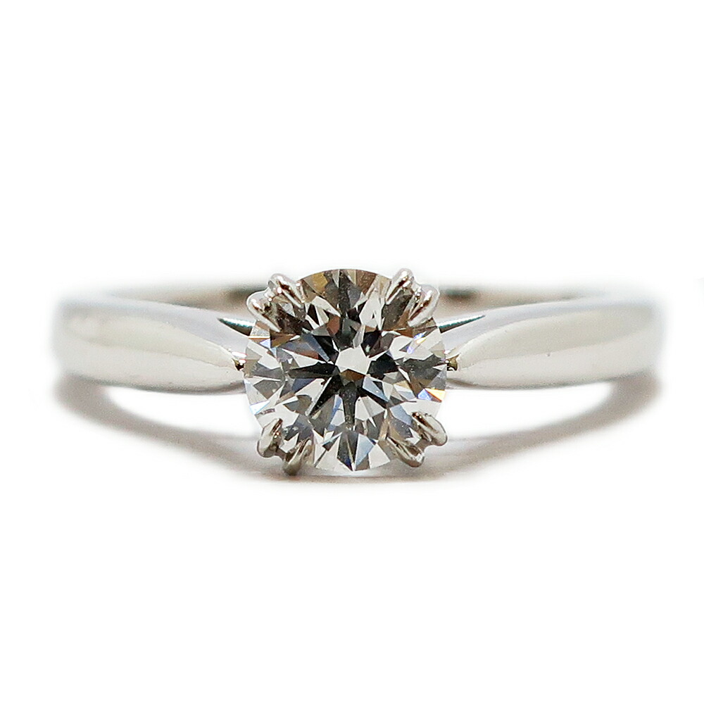 【天白】【HARRY WINSTON】ハリーウィンストン ソリティア リング ダイヤ0.50ct Pt950 #6 ジュエリー 指輪 一粒 レディース プラチナ【中古】|質ウエダ