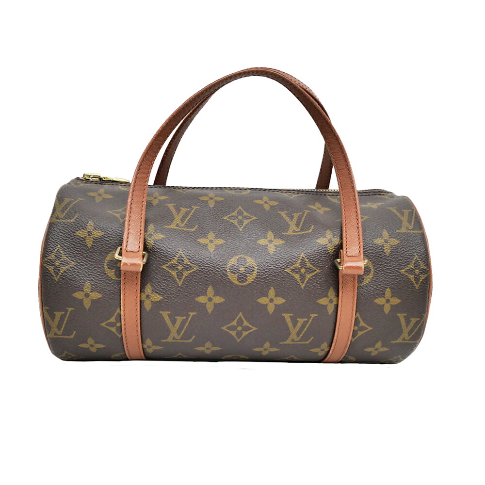 【名東】【LOUIS VUITTON】ルイヴィトン パピヨン26 モノグラム ハンドバック M51366 赤銅色 レディース【中古】
