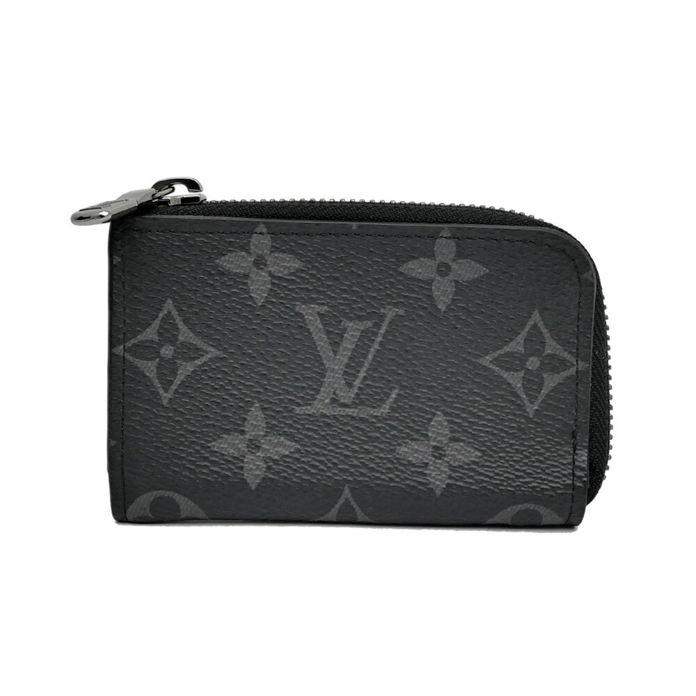 【名東】【LOUIS VUITTON】ルイヴィトン ポルトモネ ワット秒 M63536 モノグラム 星食 RFID 黒いこと 薄墨色 釣り銭入れ コインケース 小物 【中古】