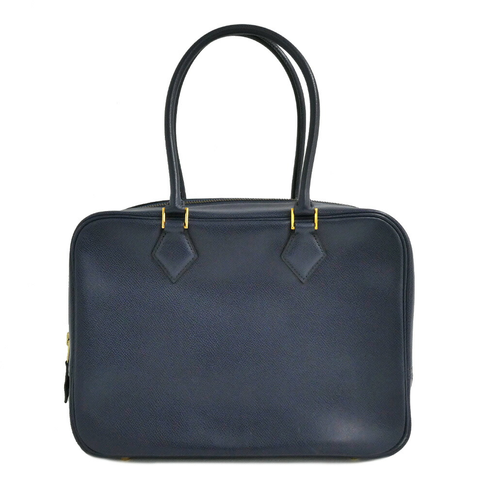 【名古屋】【HERMES】エルメス プリュム28 米国海軍 ゴールド金具 □F 2002年生み出すこと クシュベル ハンドバック レディース【中古】