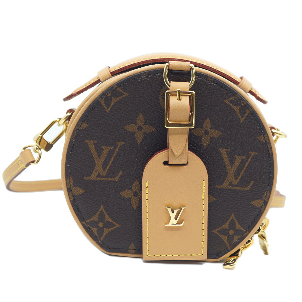 【栄】【LOUIS VUITTON】ルイヴィトン M83575 ミニ ボワット かぶり笠 モノグラム 赤銅色 ゴールド金具 ショルダーバッグ 小物 余分の物 保護すること袋【中古】