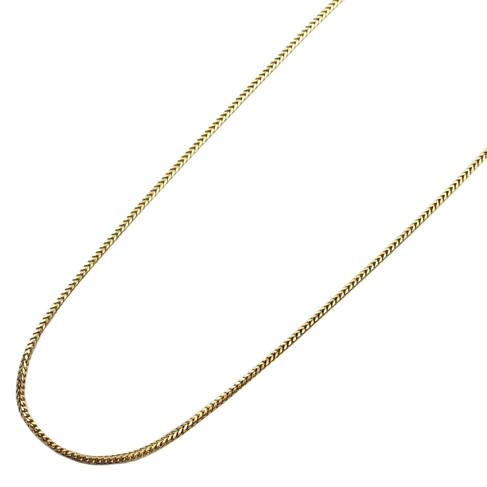 【栄】【JEWELRY】首飾り K18 デザインロープネックレス 約10.0g 約60珊 黄色ゴールド メンズ レディース【中古】