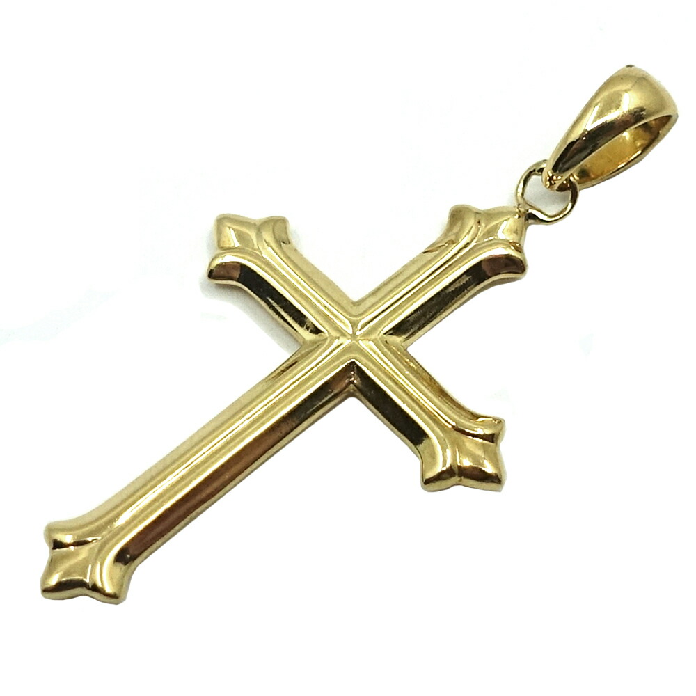 【栄】【JEWELRY】K18YG はりつけ台 十字 シャンデリヤとっ始め 黄色ゴールド 約1.7g メンズ レディース 宝飾品【中古】
