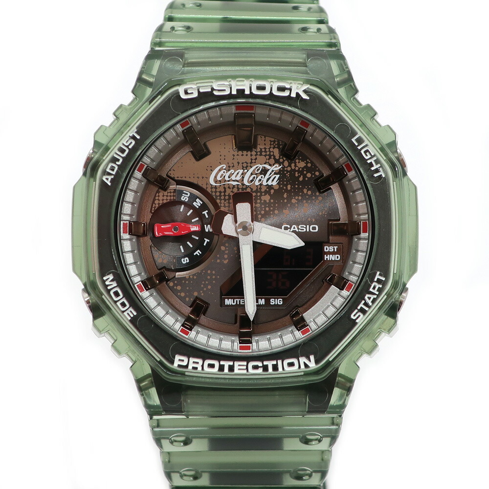 【天白】【CASIO】カシオ G-SHOCK GA-2100CC-3AJR コカ･コーラ 共同研究 アナログデジタル ウォッチ メンズ【新品】【未当て嵌める】【中古】