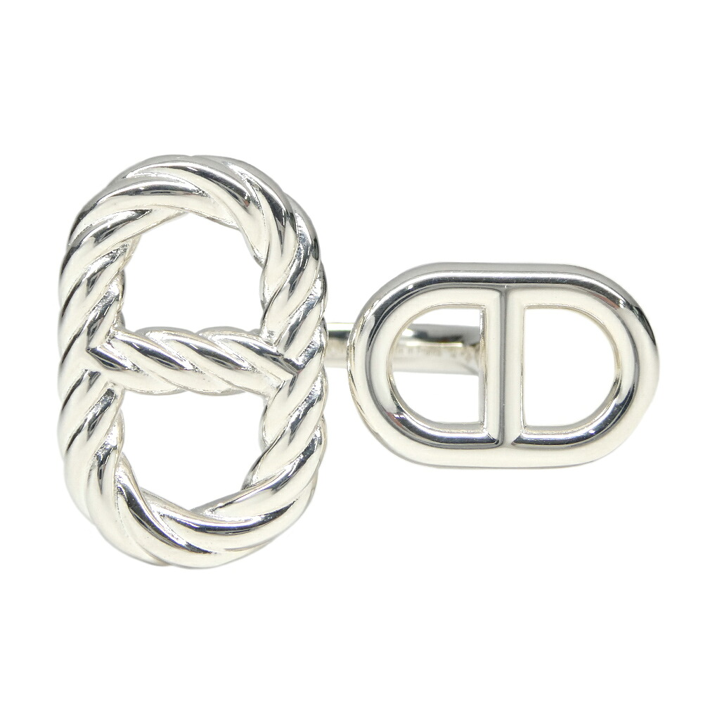 【名古屋】【HERMES】エルメス リング シェーヌダンクル アレア2 #52 約12号 H126635B 2025年製造 Ag925 シルバー 指輪 ジュエリー アクセサリー【未使用】【中古】|質ウエダ