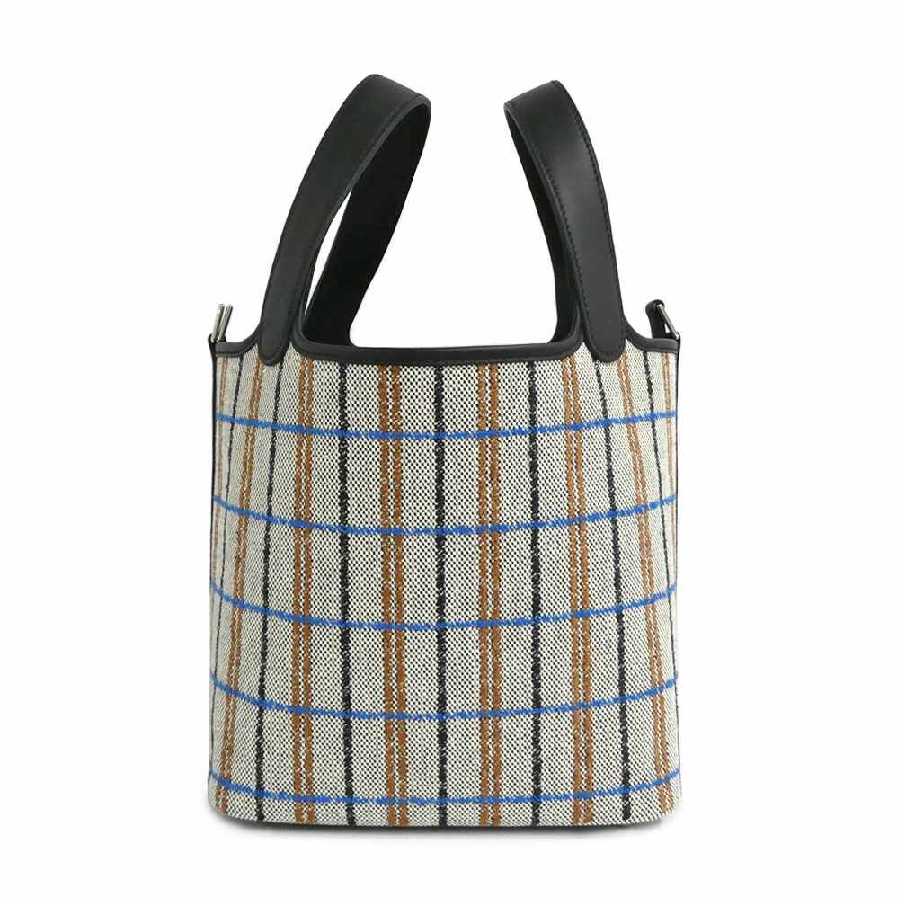 【名古屋】【HERMES】エルメス ピコタンロック PM クーベルチュール W刻印 ブラック/エクリュ/フォーブ/ブルーザンジバル トワルアッシュ スイフト バッグ【新品】【未使用】【中古】｜質ウエダ 330,660円