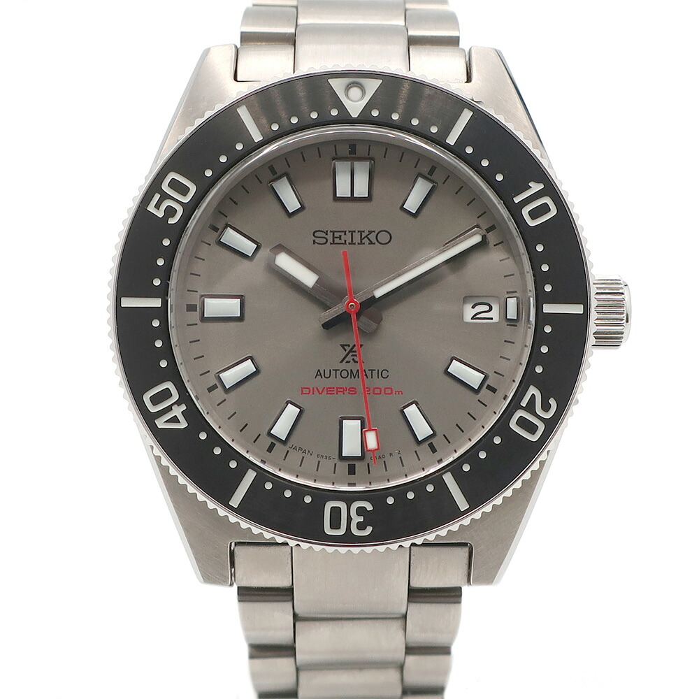 【天白】【SEIKO】セイコー プロスペックス ダイバー フィギュア付き 大谷翔平モデル SBDC191 ステンレス 自動巻き グレー メンズ 腕時計【中古】|質ウエダ