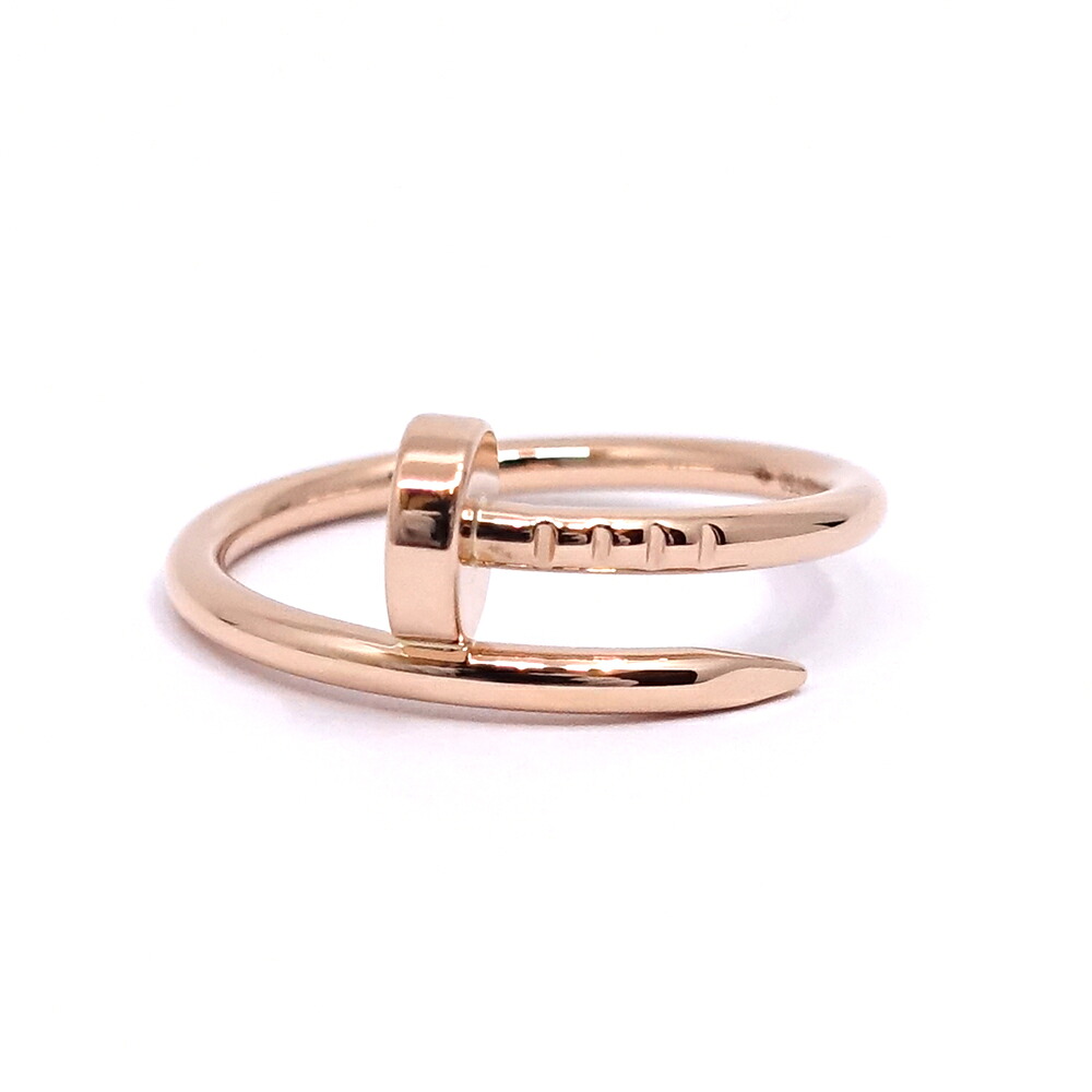 【栄】【CARTIER】カルティエ K18PG ジュストアンクル SM リング 指輪 750PG レディース メンズ B4225860【仕上げ済】【中古】|質ウエダ