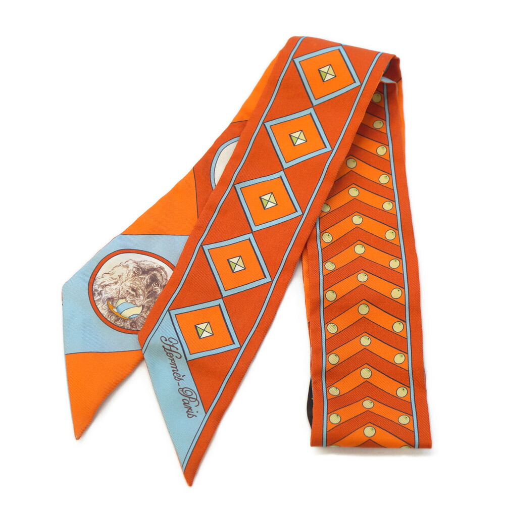 楽天市場】≪新品≫エルメス ツイリー 「colliers et chiens/首輪と犬