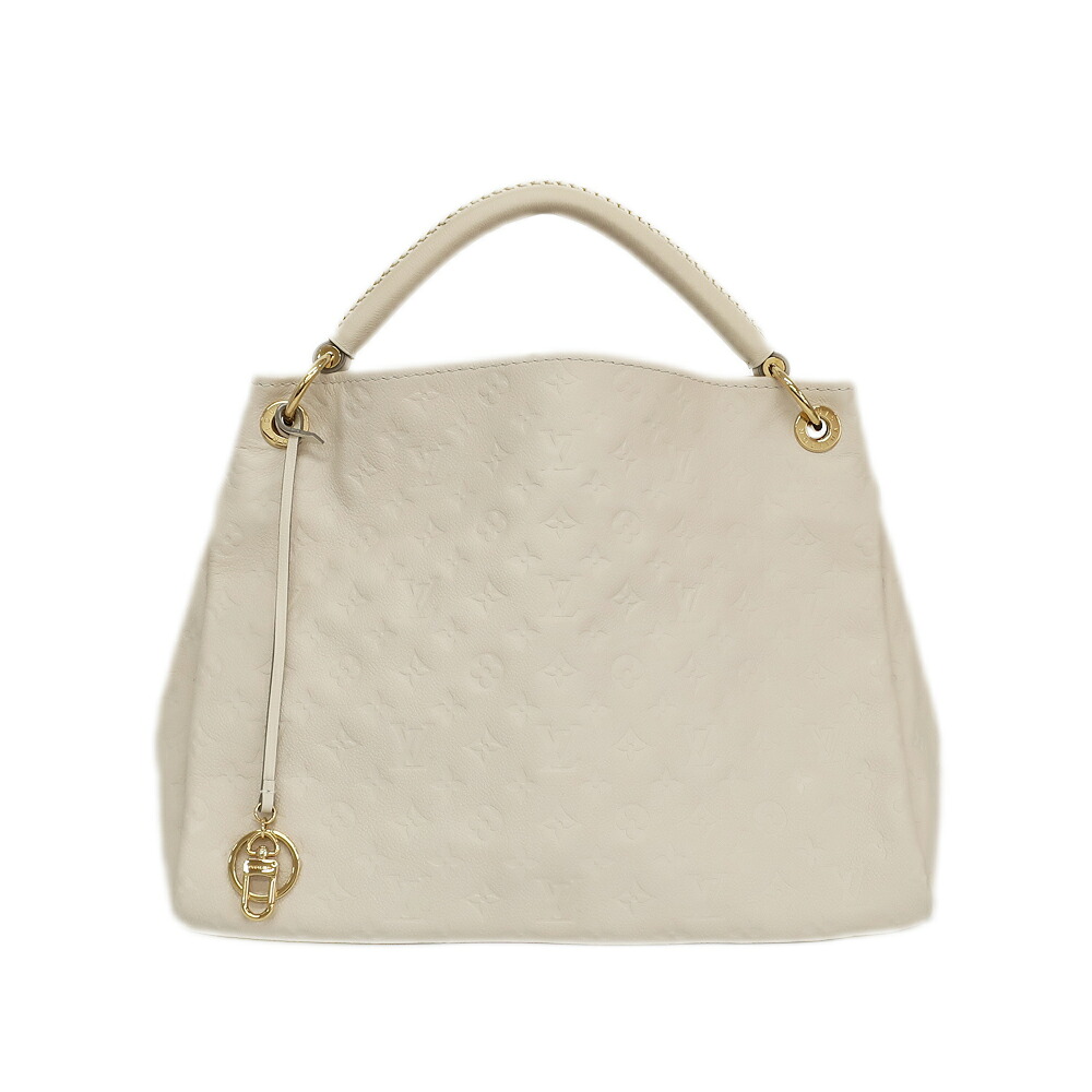 【天白】【LOUIS VUITTON】ルイヴィトン アーツィーMM ショルダーバッグ モノグラムアンプラント M93449 ホワイト系 アイボリー ゴールド金具 鞄 バッグ レディース【中古】
