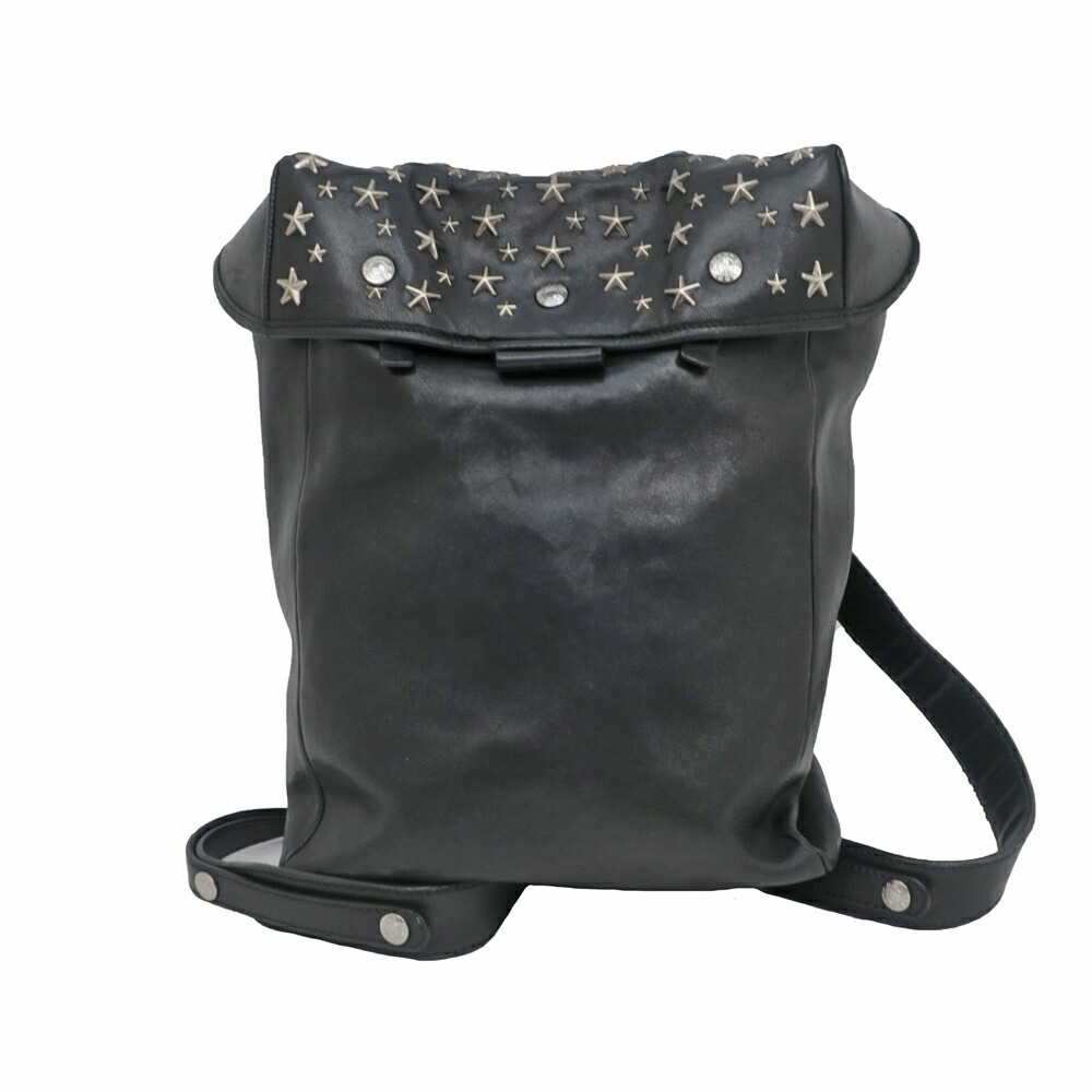 【マット】JIMMY CHOO フィッツロイレザーバック中古 楽天市場】ジミーチュウ バッグ メンズ フィッツロイ リュック