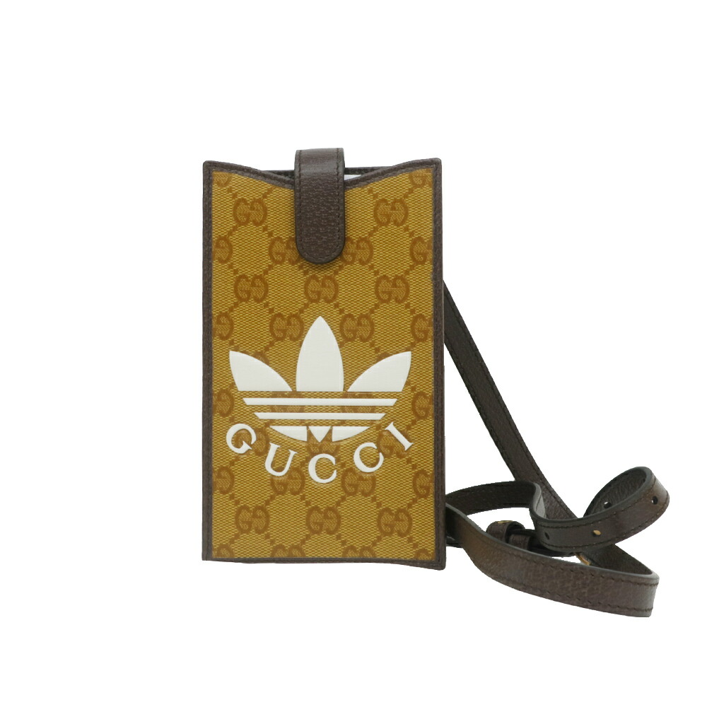 グッチ adidas x Gucci スマートフォンケース アディダス グッチadidas×GUCCIストラップ付きミニバッグ