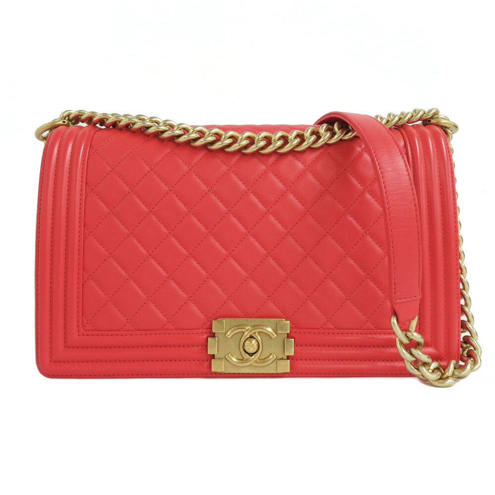 シャネル CHANEL ボーイシャネル パテントレザー コーラルレッド 楽天市場】【財布】CHANEL シャネル ボーイシャネル マトラッセ