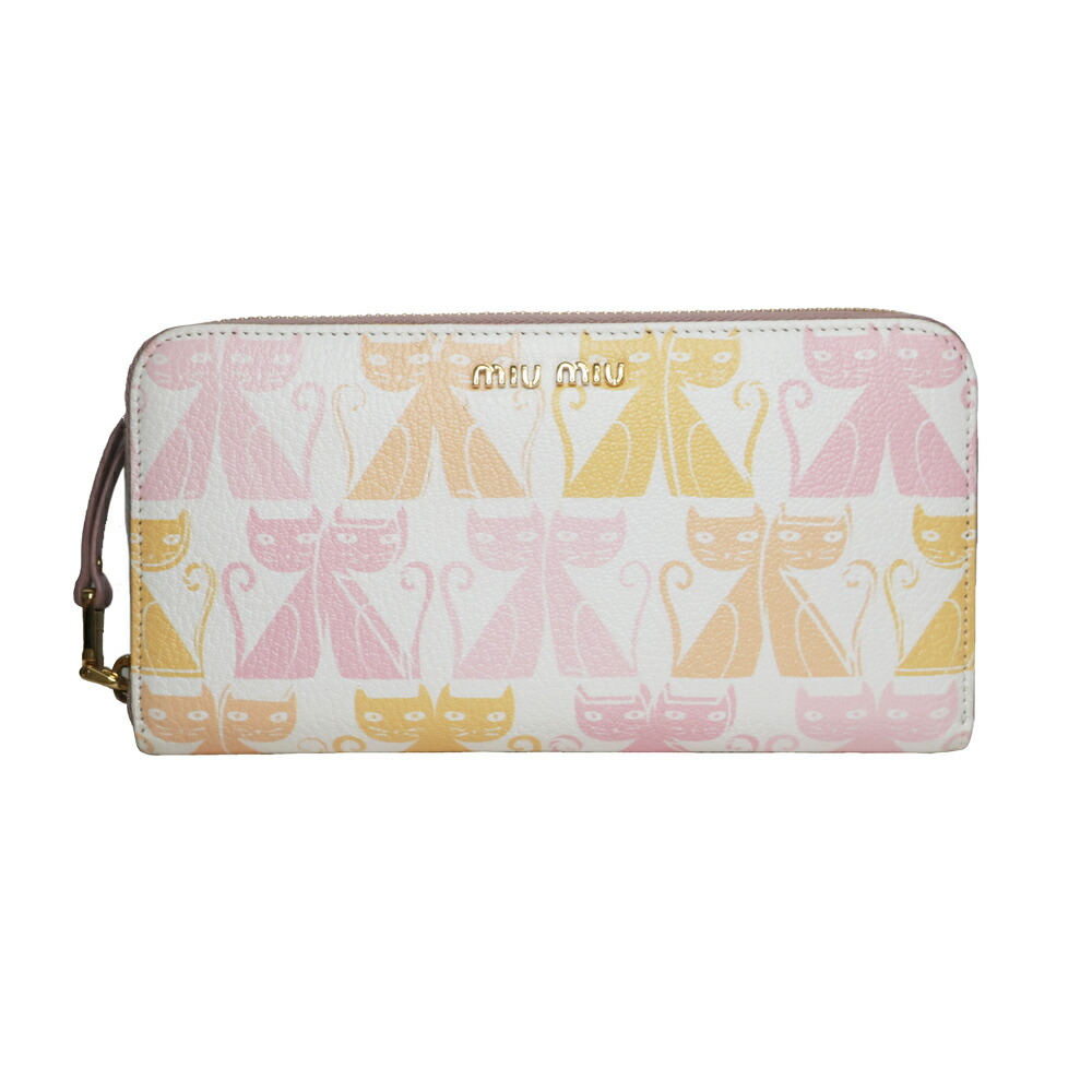 楽天市場】【8/1 P2倍】【大幅値下げ！】 ミュウミュウ MIUMIU 猫柄