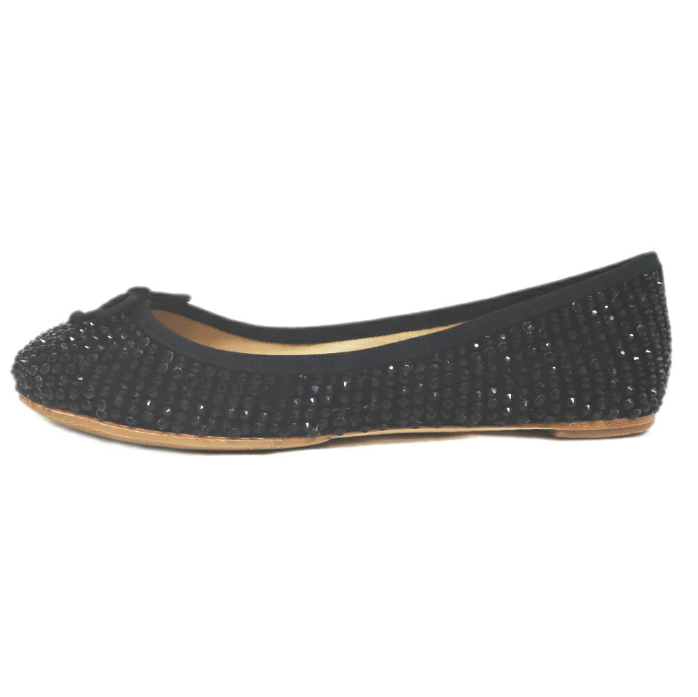 楽天市場】トリーバーチ フラットシューズ 黒 ブラック 8M 25cm