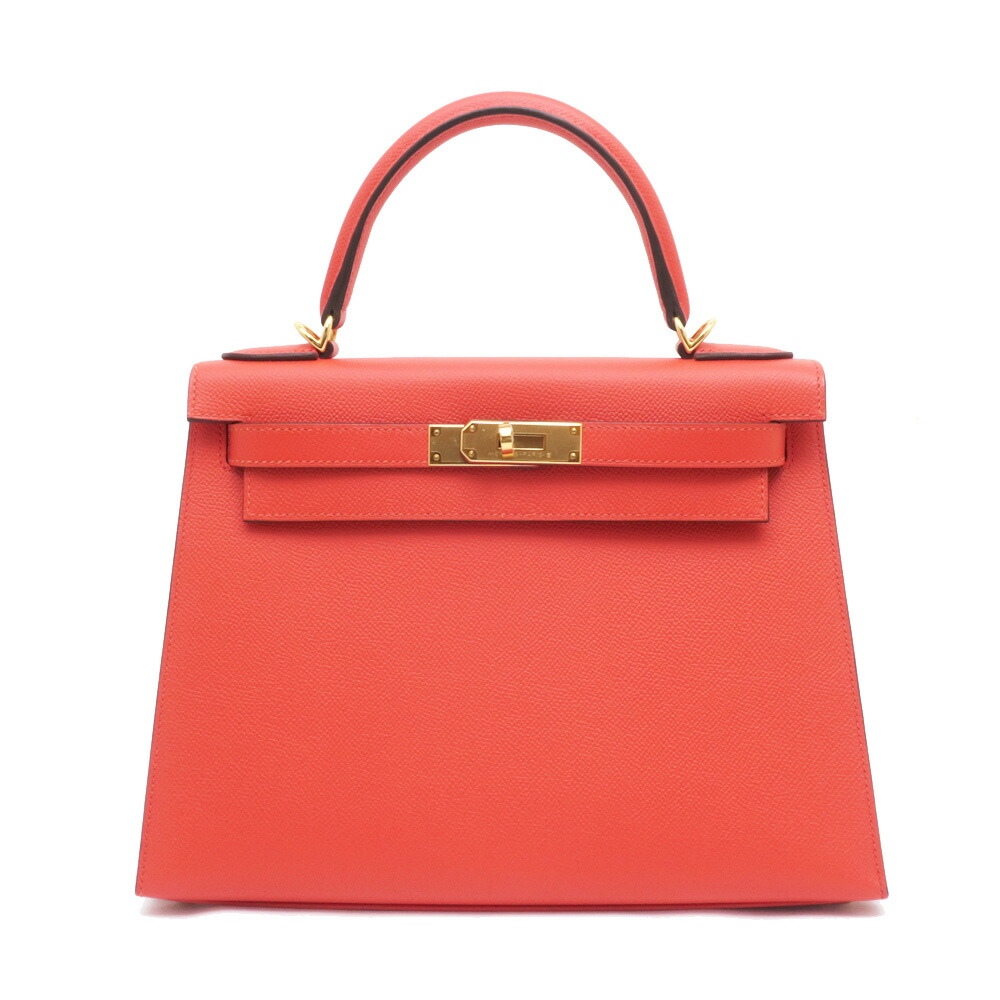 エルメス　ケリー　 ショルダーストラップ　トリヨンクレマンス　 レッド　シルバー 楽天市場】【美品】 エルメス ケリー35 内縫い トリヨン
