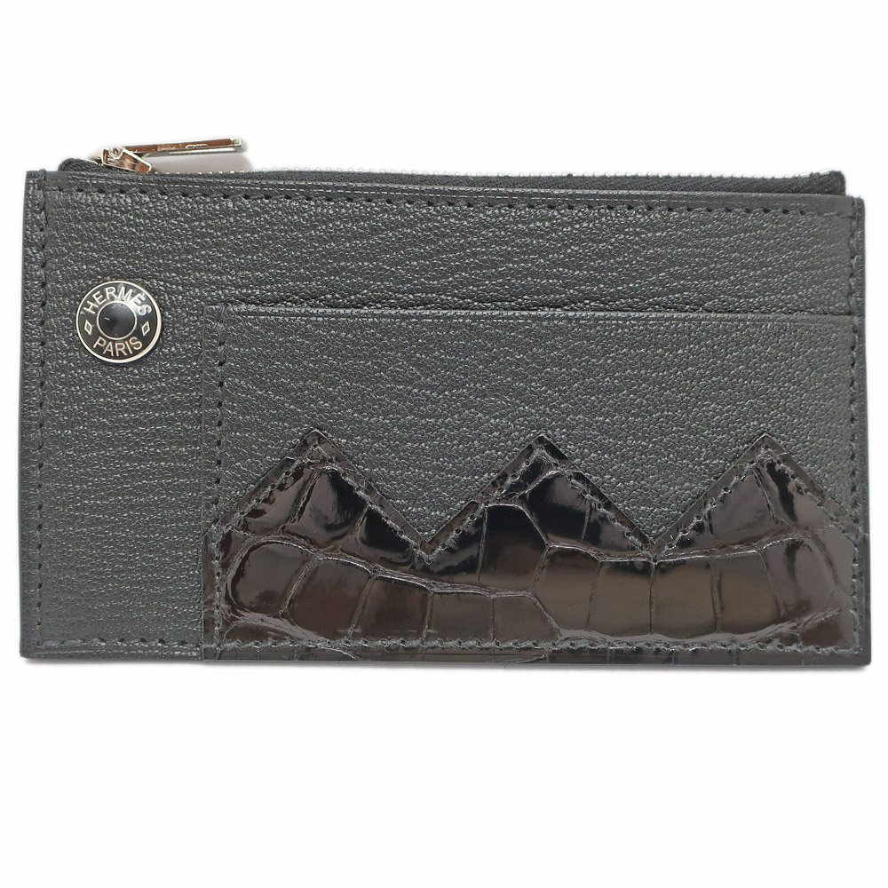 楽天市場】【中古】 エルメス HERMES クロコダイル コインケース  