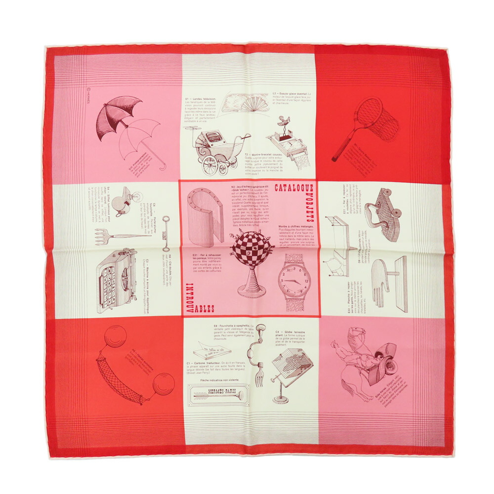 HERMES エルメス×コンゴクラフィティ カレ45 グラフィティ プチカレ