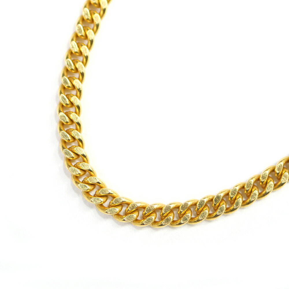 【名東】【JEWELRY】ネックレス K18 2面シングル 喜平 約10.0g 約41cm ジュエリー キヘイ イエローゴールド【中古】