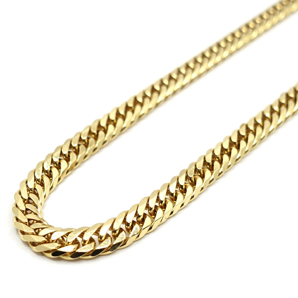 【最大限度３万円割り引き引き換え証】【栄】【JEWELRY】宝飾品 喜平 キヘイ 首飾り 6面ダブル K18YG 18金 黄色ゴールド 20.0g 全長50糎 大広間目じるし メンズ 本体のみ【中古】