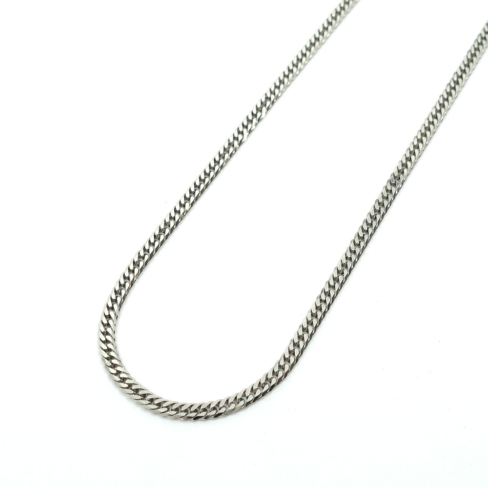 【栄】【JEWELRY】ネックレス Pt850 6面ダブル 喜平 約11.2g 約50cm キヘイ プラチナ メンズ レディース【中古】