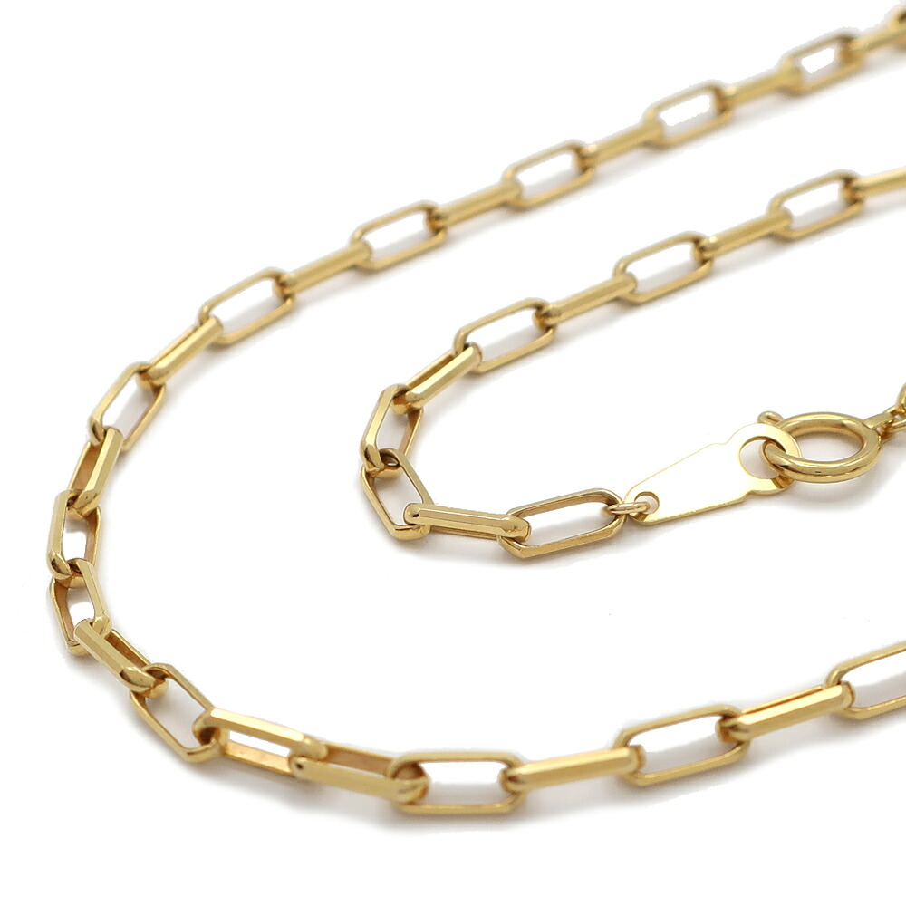 【最大限度３万円銀行割引引き換え証】【天白】【JEWELRY】 宝飾品 首飾り 小豆チェーン店 約10.8g 約50珊 K18YG 750 黄色ゴールド 首飾り 洗いもの済 【中古】