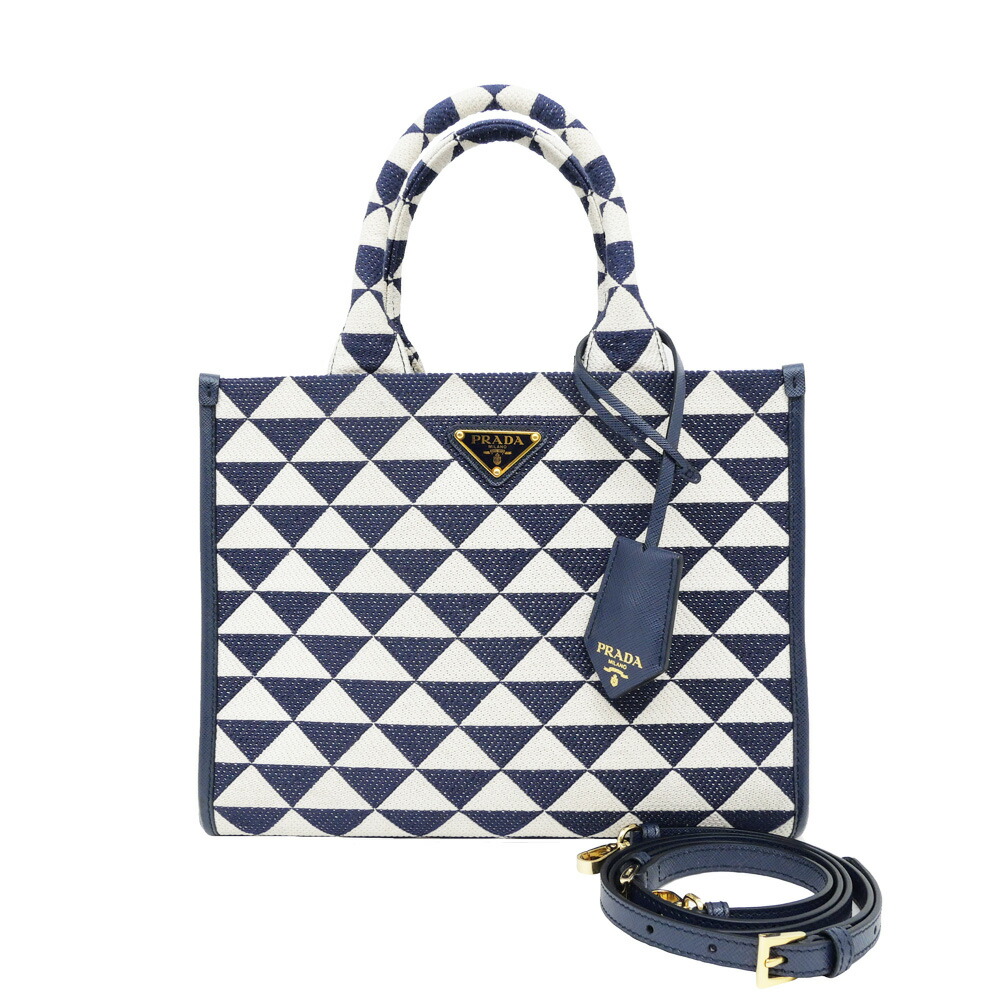 PRADA プラダ ネオプレン トートバッグ 大容量 三角ロゴ ブラック PRADA プラダ 三角ロゴプレート ボンバー トートバッグ