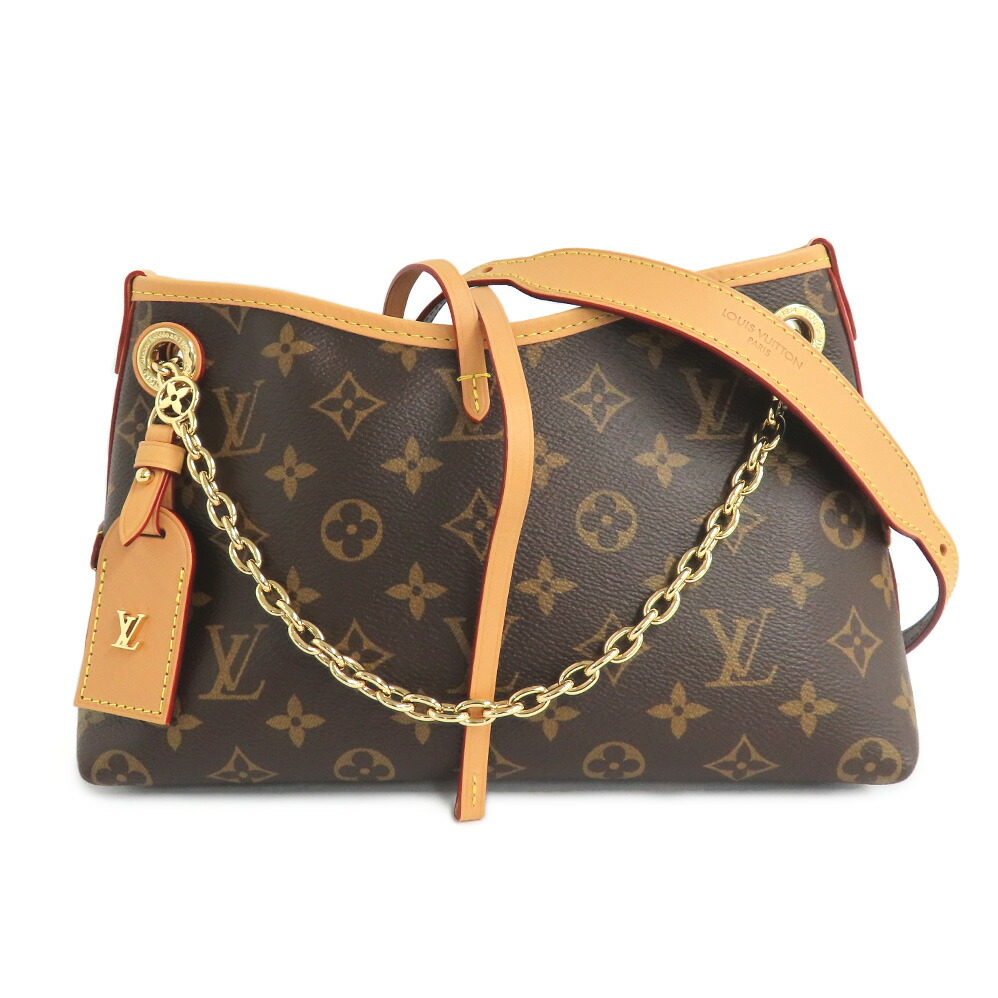 【名古屋】【LOUIS VUITTON】ルイヴィトン キャリーオールBB M13014 モノグラム ショルダーバッグ ブラウン ゴールド金具 コーティングキャンバス レザー レディース【新品】【未使用】【中古】