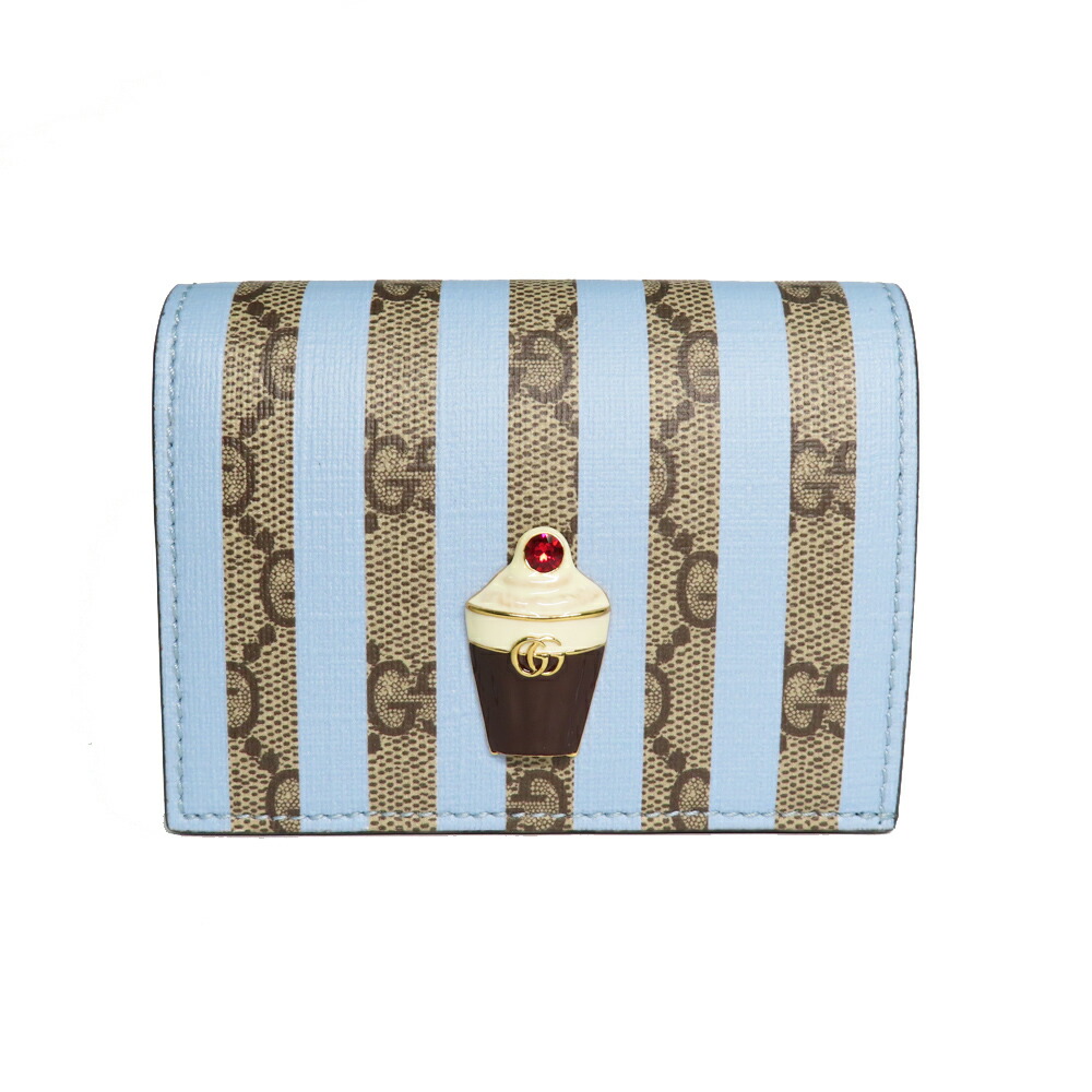 楽天市場】グッチ GUCCI 二つ折り財布 アイスクリーム GG