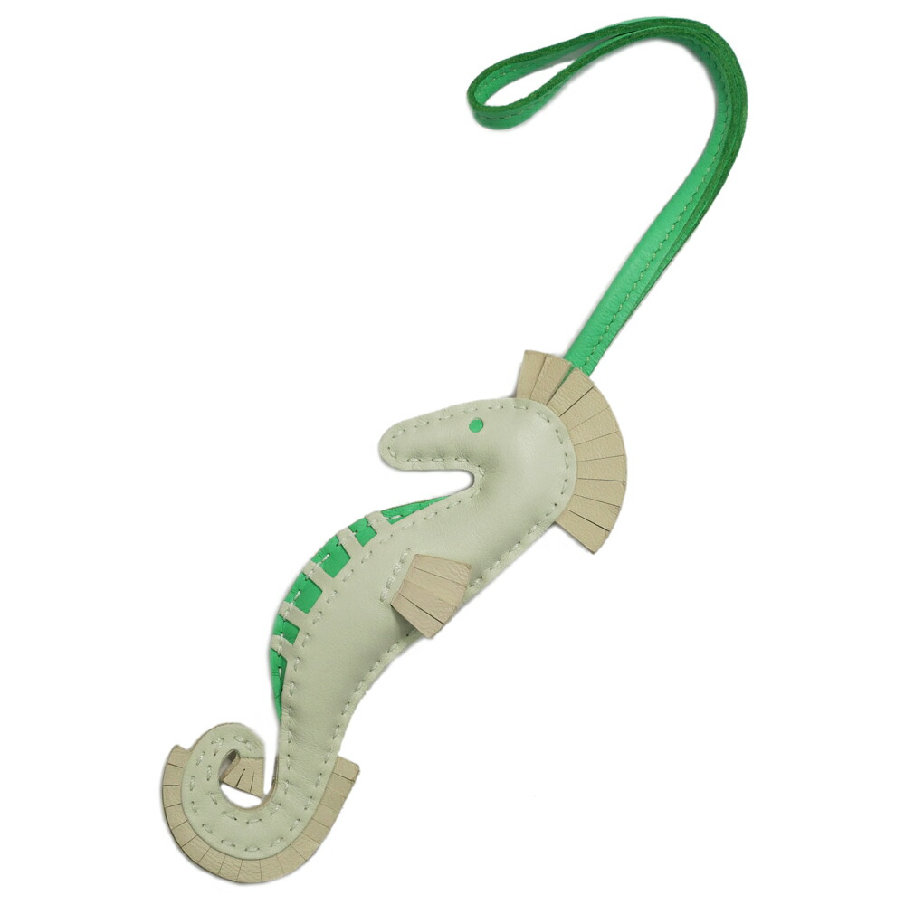 楽天市場】HERMES エルメス バッグチャーム イポ タツノオトシゴ