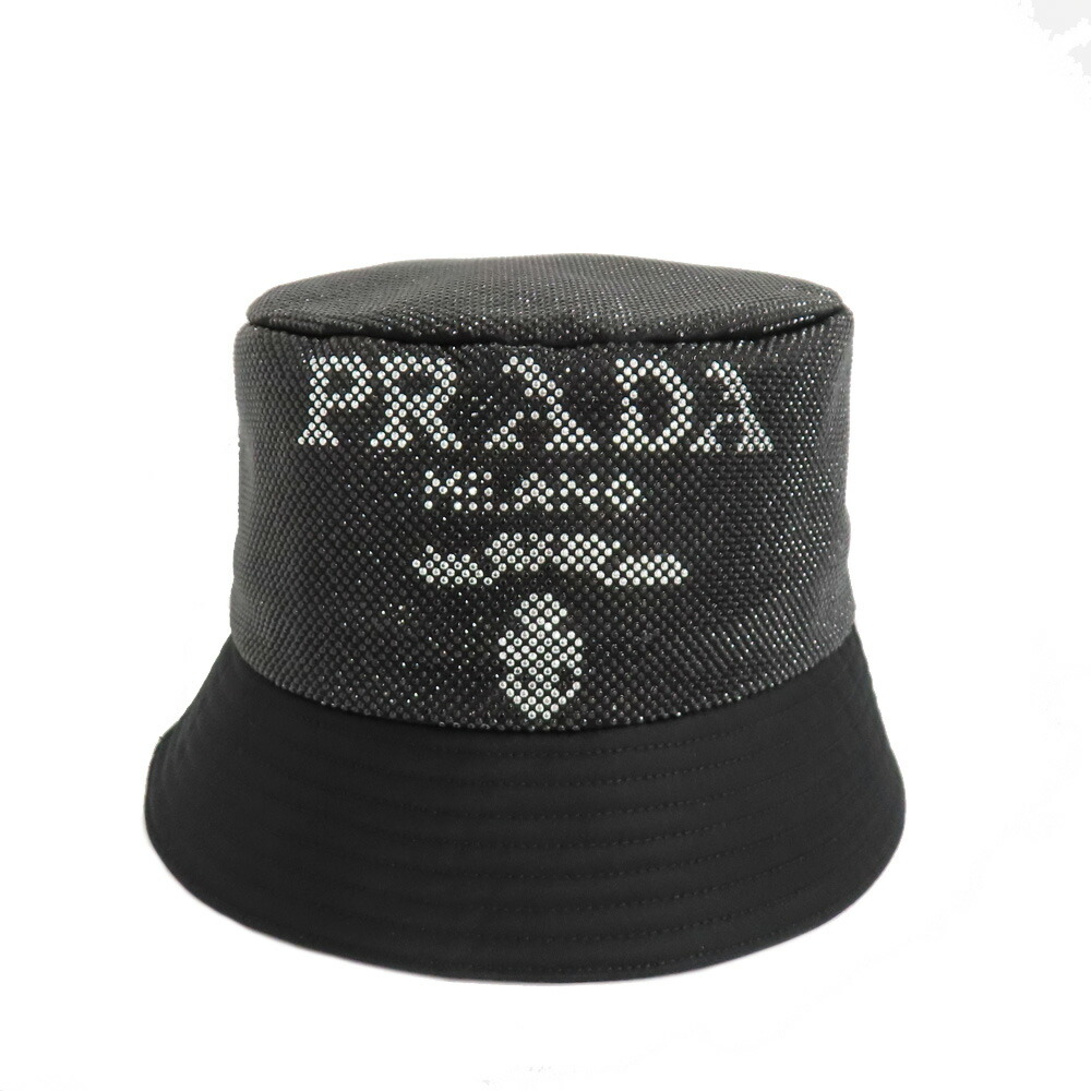 楽天市場】PRADA プラダ バケットハット 帽子 バケハ ウーブン