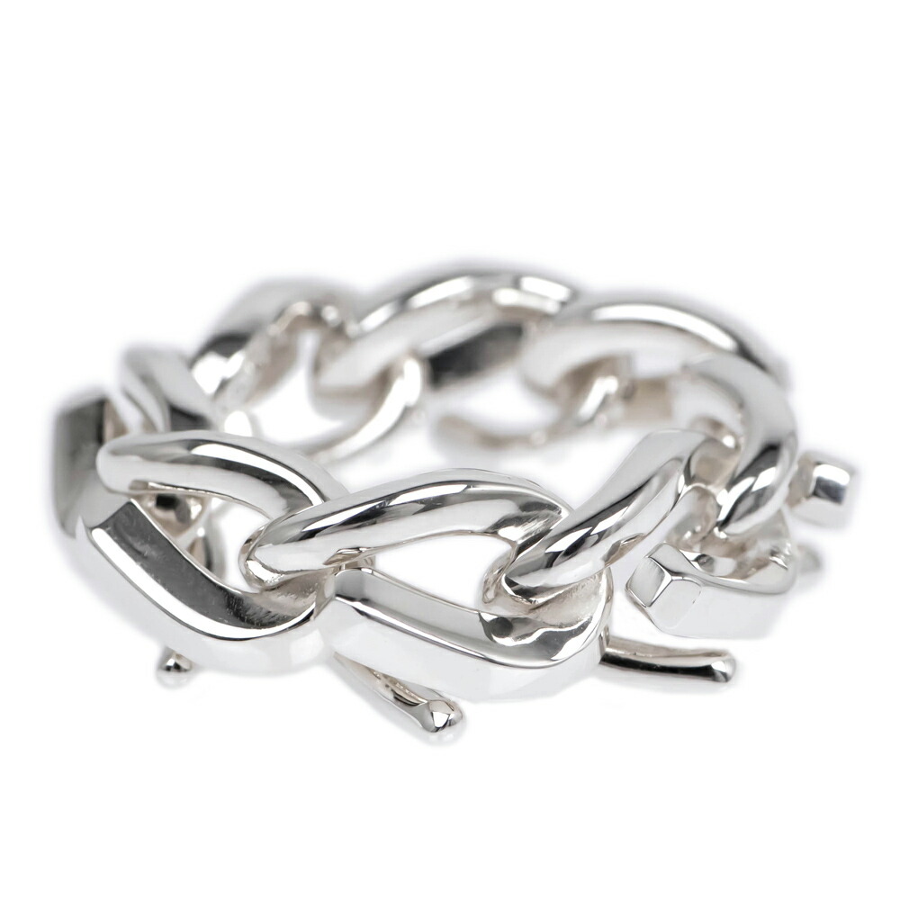 Tiffany & Co. メンズシルバー チェーンリング17号 USED】TIFFANY&Co. ティファニー ID リング 《シルバー925 指輪