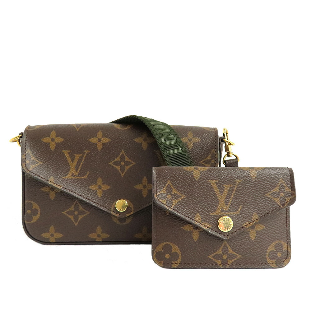 【最大限度４万円銀行割引クーポン券】【名古屋】【LOUIS VUITTON】ルイヴィトン モノグラム ミュルティ ポシェット フェリシー M80091 ショルダーバッグ コインケース付 レディース【中古】