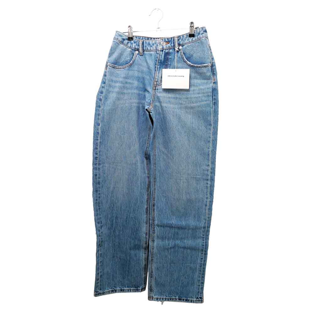 楽天市場】アレキサンダーワン デニムショートパンツ コットン ブルー