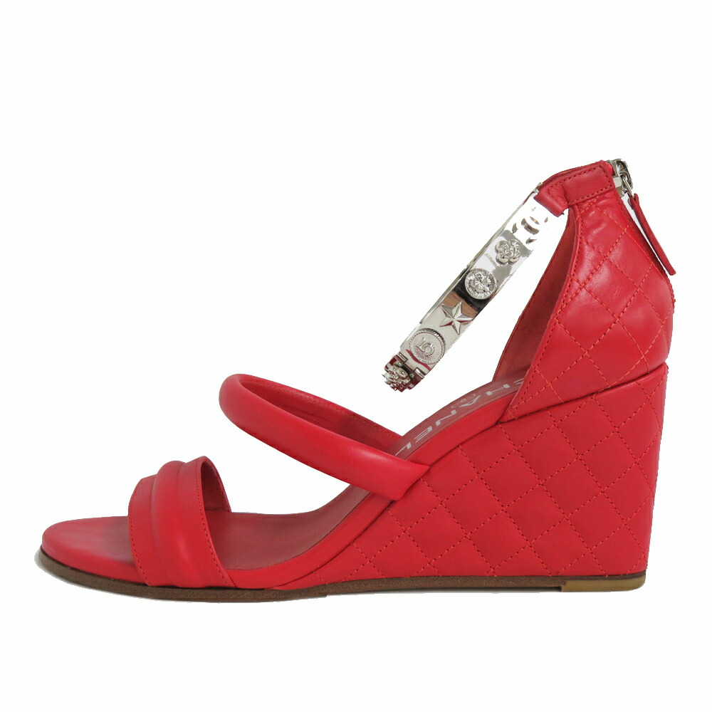 楽天市場】【靴】CHANEL シャネル サンダル サンダル レザー