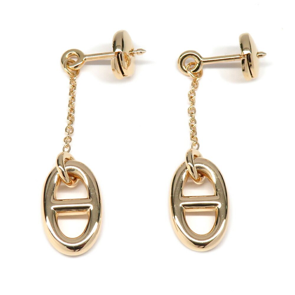 8085 HERMES エルメス イリアード シェーヌダンクル ピアス アクセ 8085 HERMES エルメス イリアード シェーヌダンクル ピアス アクセ