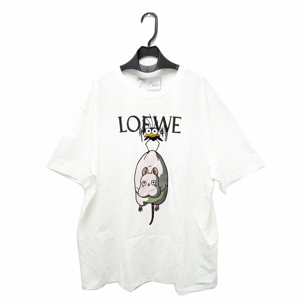 LOEWE トトロ プリント Tシャツ ブラック 楽天市場】【未使用品】ロエベ【LOEWE】となりのトトロ Tシャツ