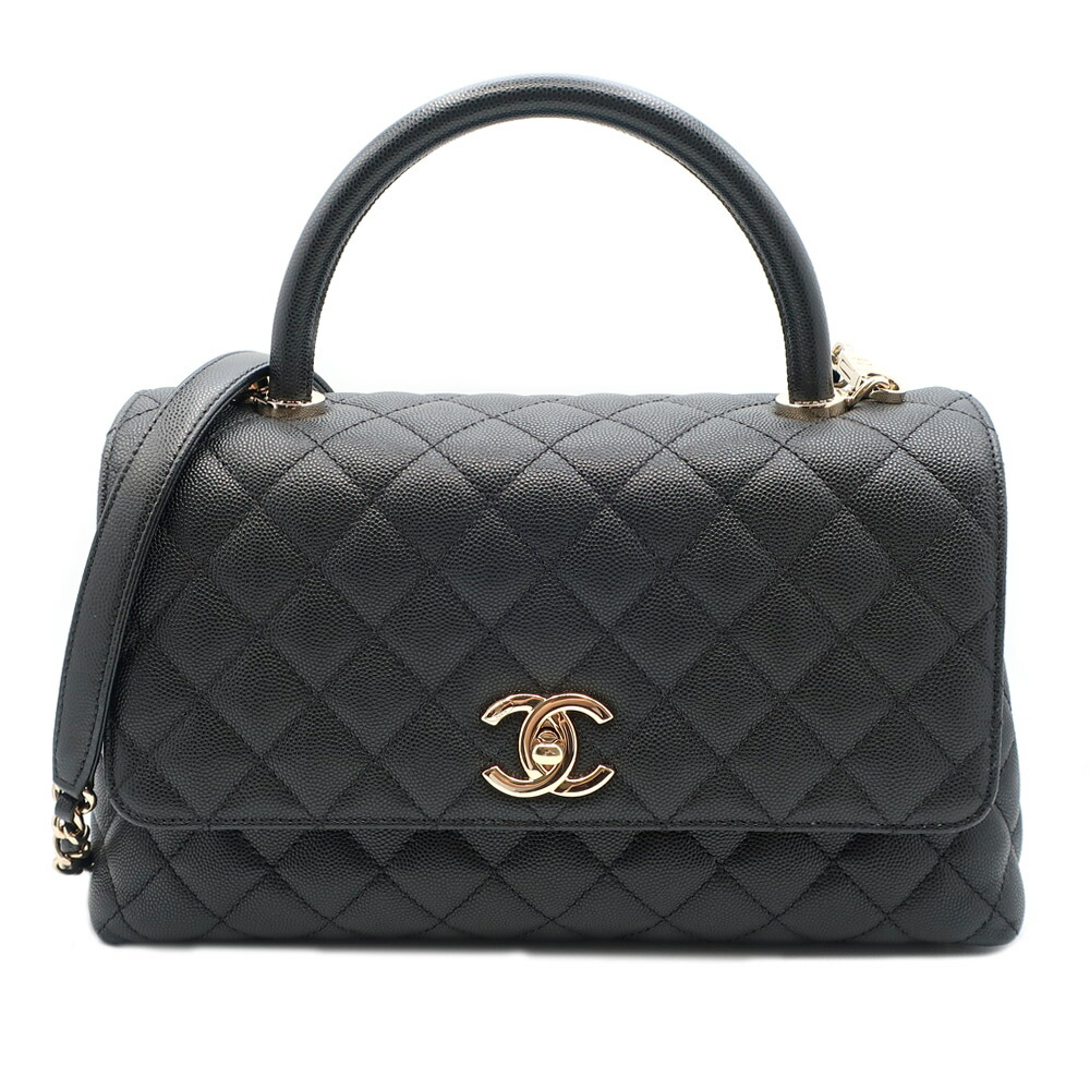 CHANEL ココハンドル24 ブラック シャンパンゴールド CHANEL ココハンドル24 ブラック シャンパンゴールド - メルカリ