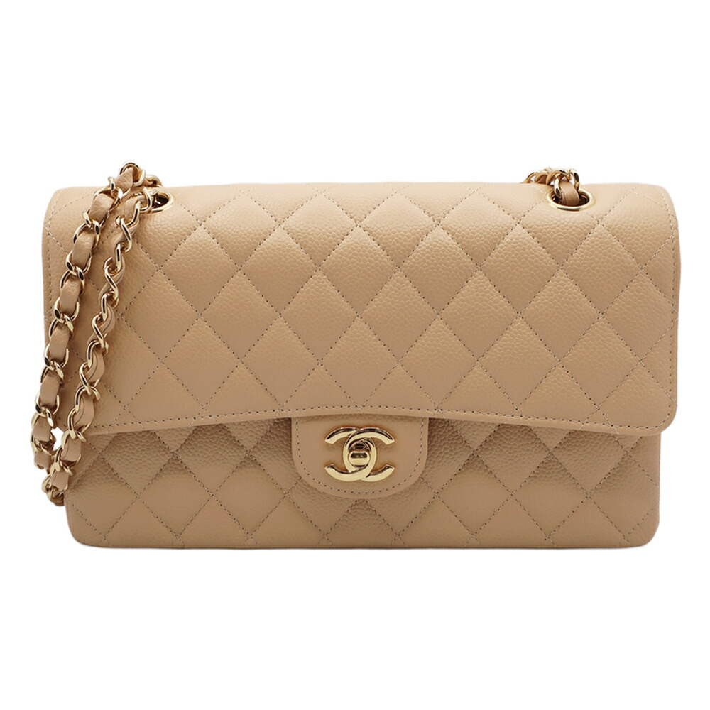 【良上品】シャネル チェーンショルダーバッグ ブラウン AA685 CHANEL シャネル チェーンショルダーバッグ ラパンファー