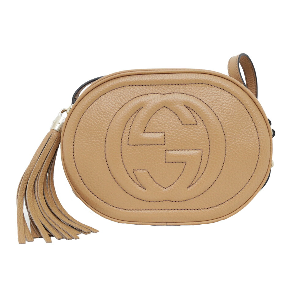 GUCCI ショルダーバッグ　ゴールドチェーン　インターロッキング　ヴィンテージ 楽天市場】【バッグ】GUCCI グッチ ソーホー レザー インター