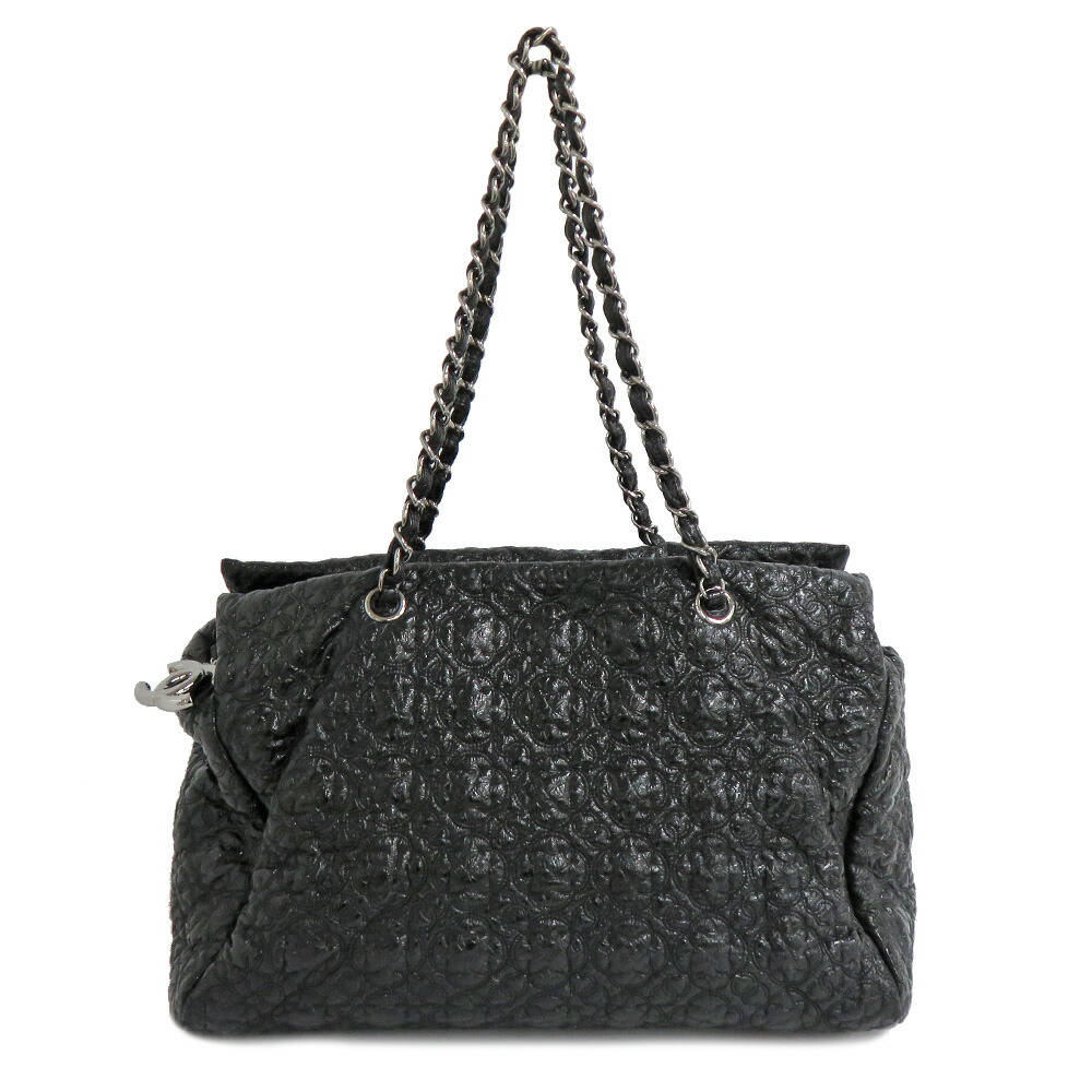 最終お値下げ！新品　CHANEL オールブラック 激レア☆》CHANEL オールブラック 2.55 バッグ 黒 直営 (CHANEL