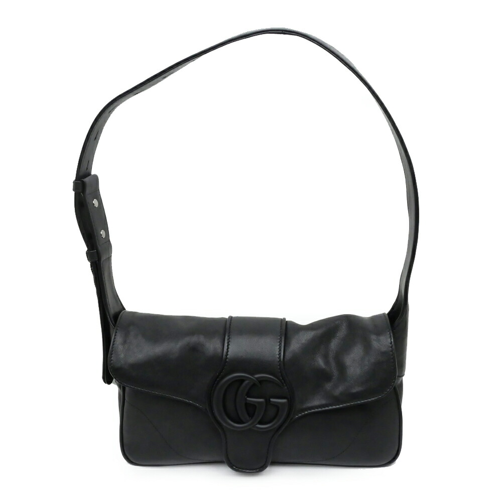 【最大限度４万円割り引き引き換え証】【名東】【GUCCI】グッチ アフロディーテ 767226 黒いこと 肩部 御徒面子 子ウシ なめし革 レディース【新品】【未当て嵌める】【中古】