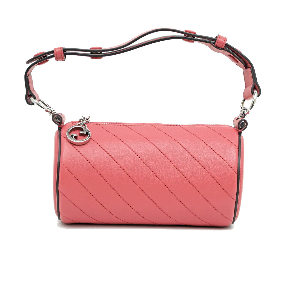 【名東】【GUCCI】グッチ ブロンディ ミニ ショルダーバッグ 760170 ワンショルダー ピンク レザー レディース【新品】【未使用】【中古】