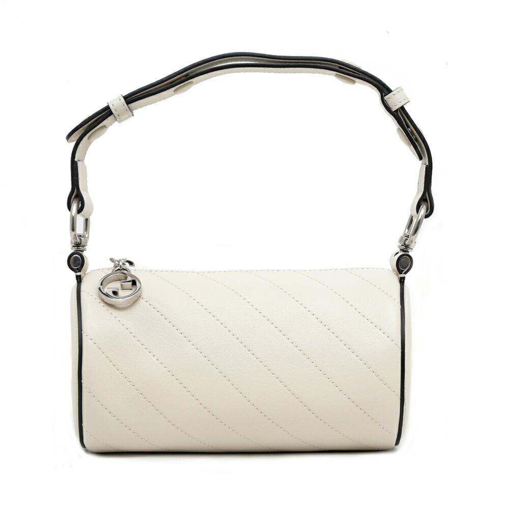 【名東】【GUCCI】グッチ ブロンディ ミニ ショルダーバッグ 760170 ワンショルダー ホワイト レザー レディース【新品】【未使用】【中古】|質ウエダ