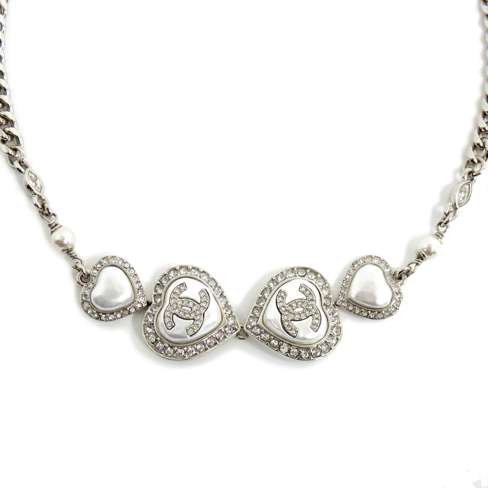 楽天市場】極美品 シャネル CHANEL ハートモチーフ パール