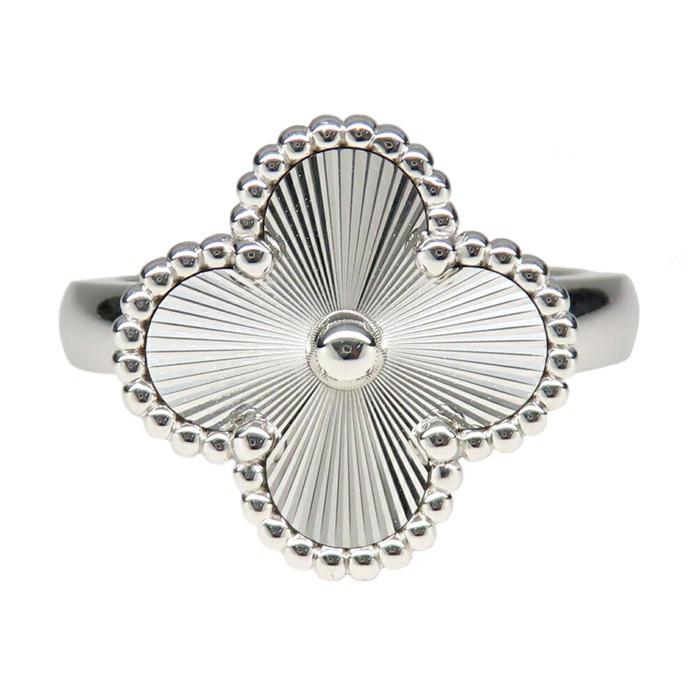 ヴァンクリーフ&アーペル　ヴィンテージアルハンブラリング　ギヨシェ　51　YG 楽天市場】【未使用品】Van Cleef & Arpels ヴァン クリーフ