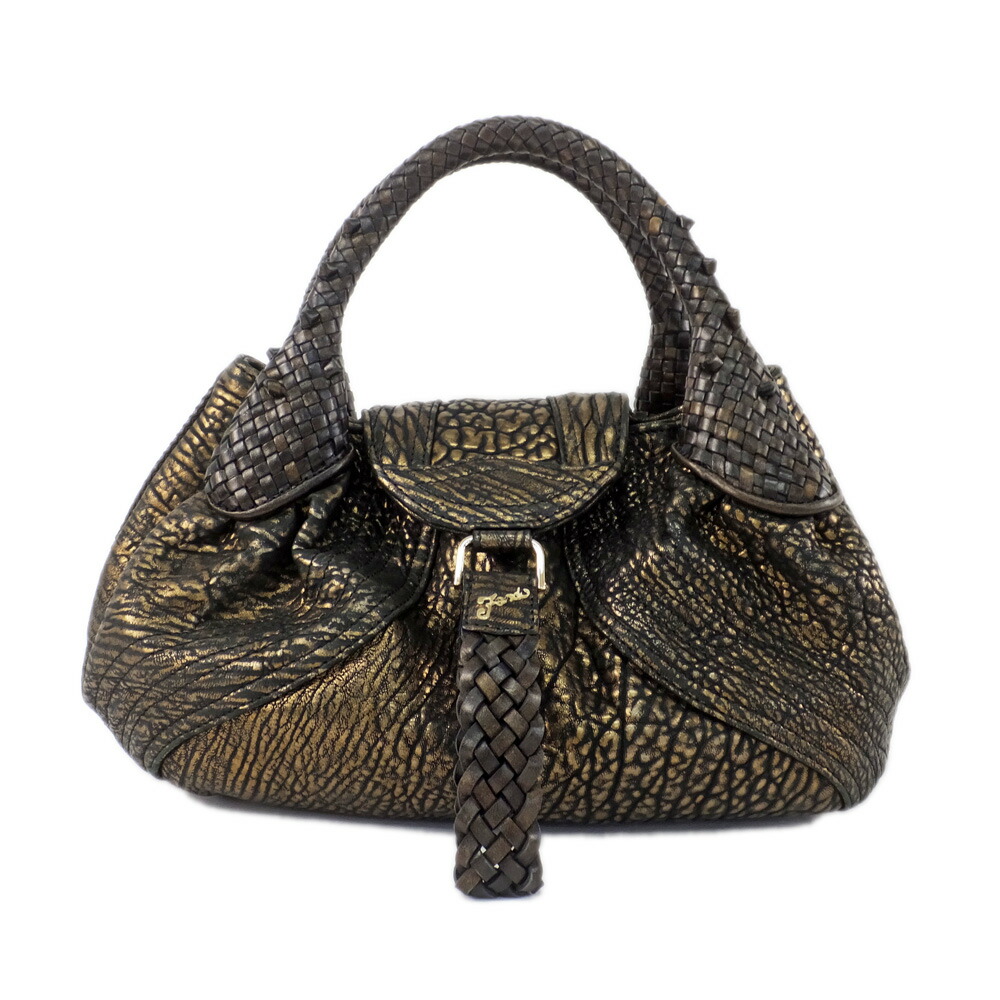 【美品】FENDI フェンディ ズッカ柄 スパイバッグ レザー　ハンドバッグ 2025年最新】FENDI フェンディ スパイバッグの人気アイテム