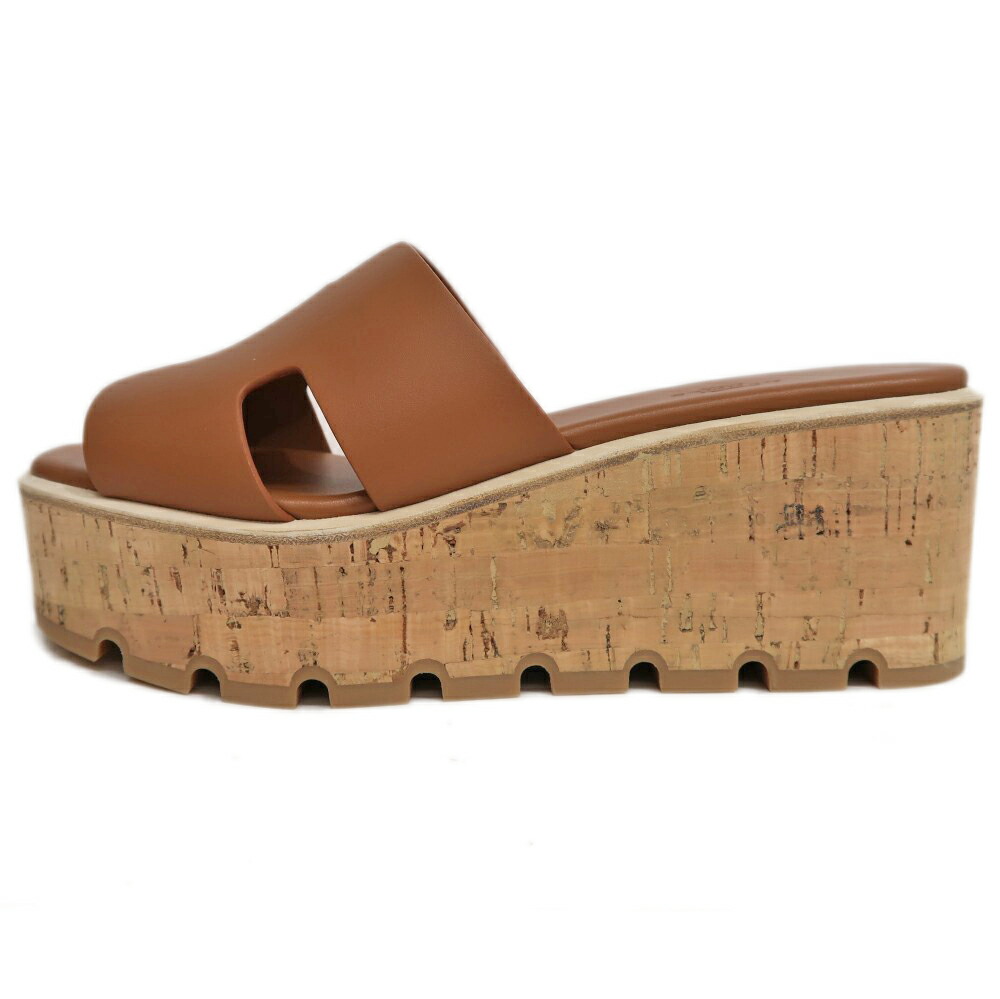 Hermes ezeサンダル ラバblack wedge ヒール エスペード Hermes ezeサンダル ラバblack wedge ヒール エスペード