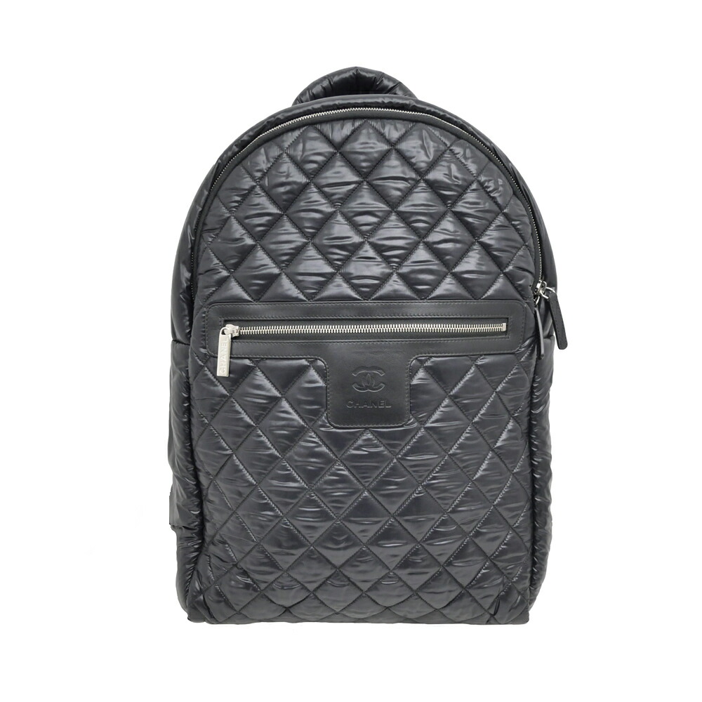 CHANEL ロゴ キルティング バックパック ブラック 楽天市場】【バッグ】CHANEL シャネル コココクーン ナイロン